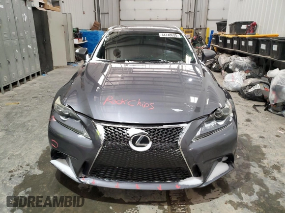 2014 Lexus IS 350 z VIN JTHCE1D29E5003519, wystawiony jako Copart lot #44748635 z przebiegiem 129 859 mil mil oraz Szkoda całkowita • Salvage title. Historia ofert i sprzedaży dostępna na DreamBid. Obrazek 5.