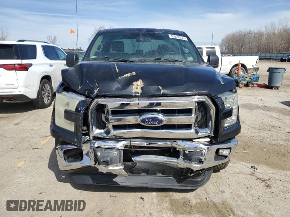 2015 Ford F-150 XLT with VIN 1FTEW1EF3FKF21525, listed as a Copart auction lot 50020835 with 155,727 mi miles and Salvage Title. Bid and sale history available at carsss.com. Image 5.