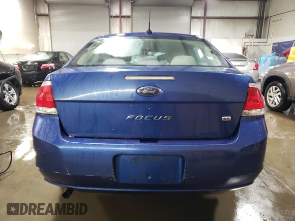 2009 Ford Focus SE with VIN 1FAHP35N69W229657, listed as a Copart auction lot 49583665 with 132,459 mi miles and Salvage Title. Bid and sale history available at carsss.com. Image 6.