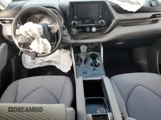 2020 Toyota Highlander LE with VIN 5TDZZRAH8LS003185, listed as a Copart auction lot 44607575 with 95,672 mi miles and Salvage title. Bid and sale history available at DreamBid. Image 8.