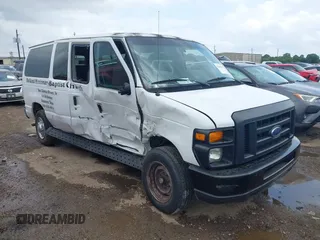 2010 Ford Econoline Passenger XL with VIN 1FMNE1BW5ADA93070, listed as a IAAI auction lot 42148287 with 117,112 mi miles and . Bid and sale history available at DreamBid. Image 1.