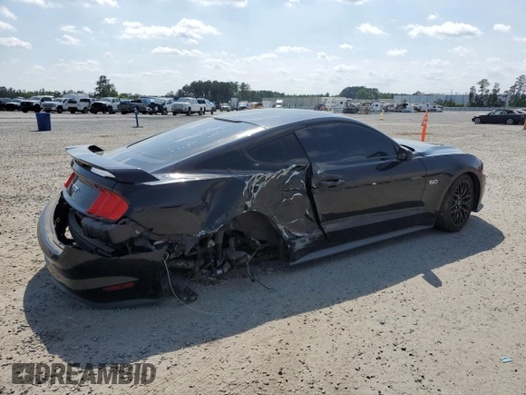2018 Ford Mustang GT with VIN 1FA6P8CF5J5164892, listed as a Copart auction lot 54906985 with 60,632 mi miles and Salvage title. Bid and sale history available at DreamBid. Image 3.
