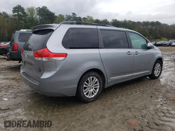 2011 Toyota Sienna XLE AAS with VIN 5TDYK3DC3BS097987, listed as a Copart auction lot 53044035 with 45,865 mi miles and Salvage Title. Bid and sale history available at carsss.com. Image 3.