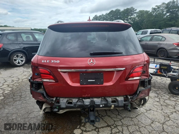 2016 Mercedes-Benz GLE 350 with VIN 4JGDA5JB7GA768568, listed as a Copart auction lot 59925825 with 93,826 mi miles and Salvage title. Bid and sale history available at DreamBid. Image 6.