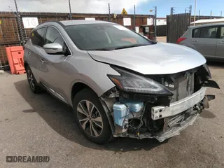 2023 Nissan Murano SV with VIN 5N1AZ2BS9PC138368, listed as a IAAI auction lot 41826107 with 57,887 mi miles. Bid and sale history available at carsss.com. Image 1.