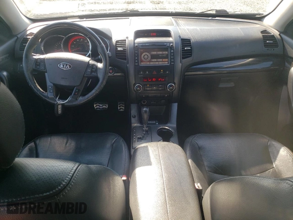 2012 Kia Sorento SX with VIN 5XYKW4A29CG247479, listed as a Copart auction lot 52226635 with 203,183 mi miles and Salvage Title. Bid and sale history available at carsss.com. Image 8.