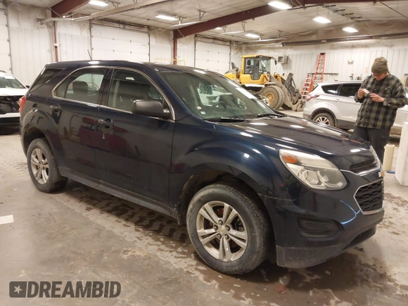 2016 Chevrolet Equinox LS with VIN 2GNFLEEK0G6253904, listed as a IAAI auction lot 41919606 with 152,793 mi miles and . Bid and sale history available at DreamBid. Image 1.