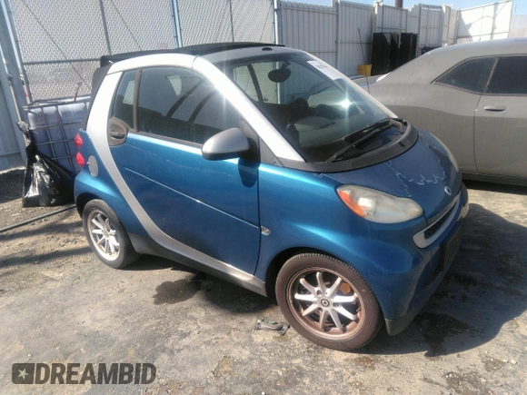2009 Smart fortwo Passion with VIN WMEEK31XX9K284673, listed as a IAAI auction lot 36217688 with 80,726 mi miles and . Bid and sale history available at DreamBid. Image 1.