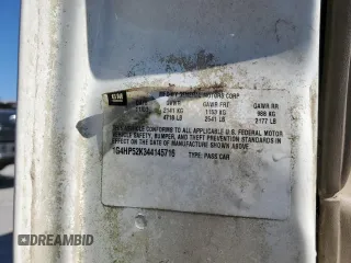2004 Buick LeSabre Custom with VIN 1G4HP52K344145716, listed as a Copart auction lot 46160555 with Not Provided miles and Salvage Title. Bid and sale history available at carsss.com. Image 13.