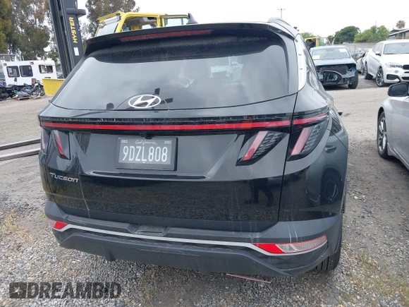2023 Hyundai Tucson SEL with VIN 5NMJF3AE4PH201621, listed as a IAAI auction lot 41844949 with 7,987 mi miles and . Bid and sale history available at carsss.com. Image 17.