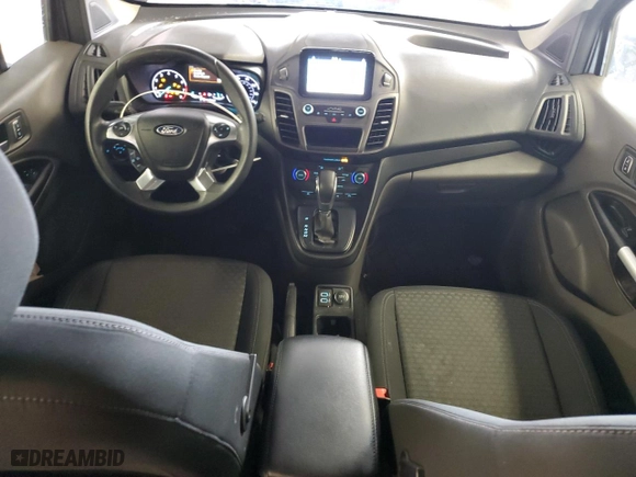 2019 Ford Transit Connect Wagon XLT with VIN NM0GE9F27K1415968, listed as a Copart auction lot 47727415 with 0 mi miles and Salvage Title. Bid and sale history available at carsss.com. Image 8.