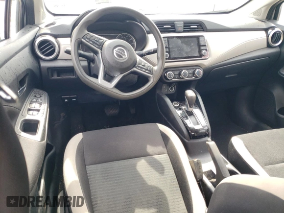 2021 Nissan Versa SV with VIN 3N1CN8EV1ML913900, listed as a Copart auction lot 54610095 with 7,698 mi miles and Salvage title. Bid and sale history available at DreamBid. Image 8.