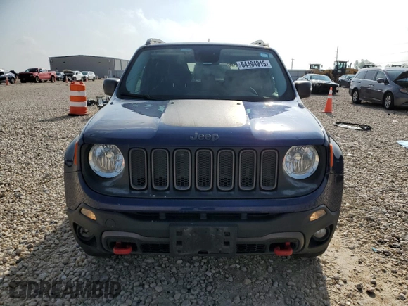 2017 Jeep Renegade Trailhawk z VIN ZACCJBCB0HPE70540, wystawiony jako Copart lot #54494915 z przebiegiem 74 534 mil mil oraz Czysty tytuł • Clean title. Historia ofert i sprzedaży dostępna na DreamBid. Obrazek 5.