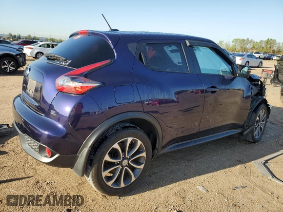 2017 Nissan Juke SL with VIN JN8AF5MR1HT704442, listed as a Copart auction lot 49858025 with 88,839 mi miles and Salvage Title. Bid and sale history available at carsss.com. Image 3.