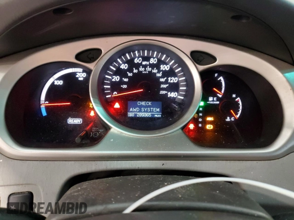 2007 Toyota Highlander Hybrid with VIN JTEHW21A270038923, listed as a Copart auction lot 53184065 with 289,365 mi miles and Clean Title. Bid and sale history available at carsss.com. Image 9.
