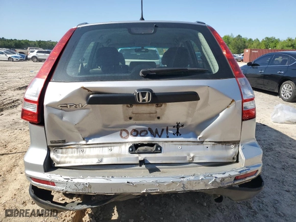 2011 Honda CR-V LX with VIN 3CZRE3H34BG701576, listed as a Copart auction lot 52020295 with 245,616 mi miles and Salvage Title. Bid and sale history available at carsss.com. Image 6.