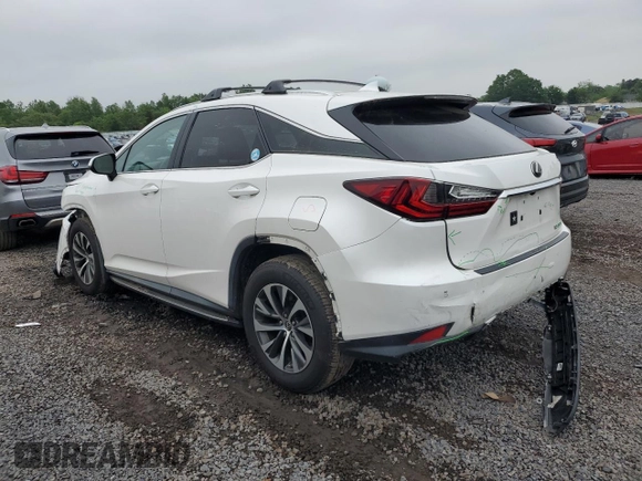 2020 Lexus RX 350 with VIN 2T2HZMDA8LC216641, listed as a Copart auction lot 56556085 with 87,646 mi miles and Salvage title. Bid and sale history available at DreamBid. Image 2.
