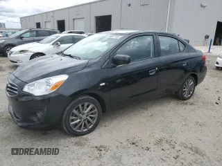 2018 Mitsubishi Mirage ES z VIN ML32F3FJ5JHF13696, wystawiony jako Copart lot #54681104 z przebiegiem 125 790 mil mil oraz Szkoda całkowita • Salvage title. Historia ofert i sprzedaży dostępna na DreamBid. Obrazek 1.
