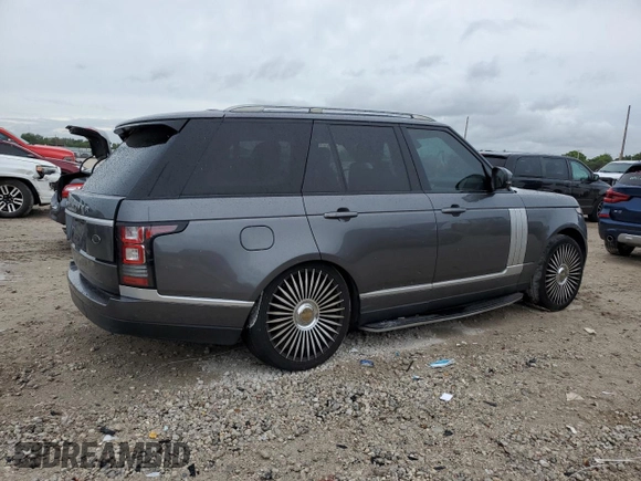 2014 Land Rover Range Rover HSE with VIN SALGS2WF7EA137981, listed as a Copart auction lot 59296795 with 125,535 mi miles and Clean title. Bid and sale history available at DreamBid. Image 3.