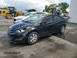 2016 Hyundai Elantra SE with VIN 5NPDH4AE8GH754417, listed as a Copart auction lot 50163685 with 140,004 mi miles and Salvage title. Bid and sale history available at DreamBid. Image 1.
