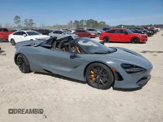 2022 McLaren 720S z VIN SBM14FCA0NW006456, wystawiony jako Copart lot #48148685 z przebiegiem 6859 mil mil oraz Szkody całkowita. Historia ofert i sprzedaży dostępna na DreamBid. Obrazek 4.