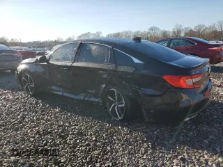2018 Honda Accord Sedan Sport 1.5T with VIN 1HGCV1F38JA150327, listed as a Copart auction lot 48399355 with 96,371 mi miles and Salvage Title. Bid and sale history available at carsss.com. Image 2.