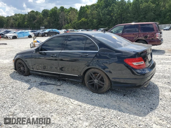 2012 Mercedes-Benz C 300 Sport with VIN WDDGF8BB0CA726603, listed as a Copart auction lot 66191135 with Not provided miles and Clean title. Bid and sale history available at DreamBid. Image 2.