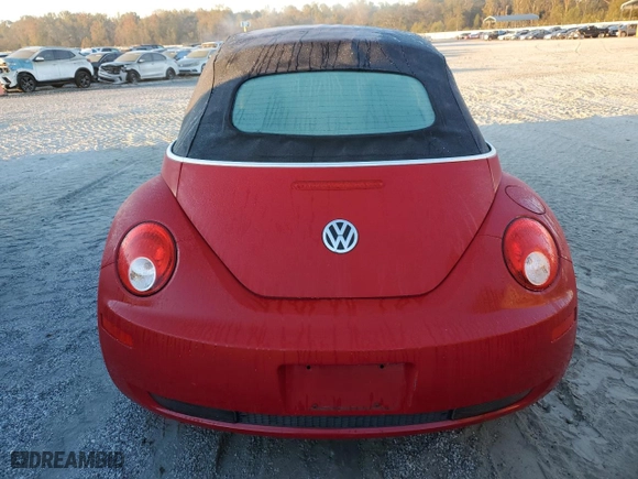 2008 Volkswagen New Beetle Convertible SE with VIN 3VWRG31YX8M405460, listed as a Copart auction lot 75984594 with 127,514 mi miles and Salvage Title. Bid and sale history available at carsss.com. Image 6.