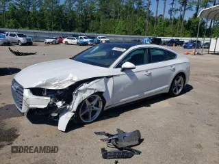 2019 Audi A5 Sportback Premium with VIN WAUDNCF58KA009594, listed as a Copart auction lot 56640935 with 86,383 mi miles and Clean title. Bid and sale history available at DreamBid. Image 1.