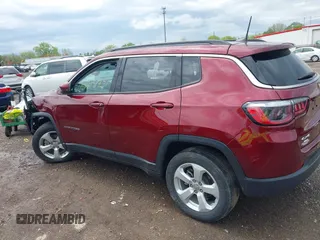 2021 Jeep Compass Latitude with VIN 3C4NJDBBXMT504993, listed as a IAAI auction lot 42181872 with 56,053 mi miles and . Bid and sale history available at DreamBid. Image 14.