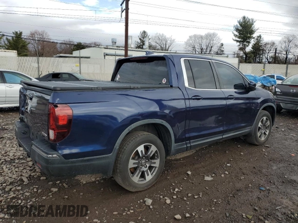 2017 Honda Ridgeline RTL with VIN 5FPYK3F57HB011597, listed as a Copart auction lot 49307885 with 140,157 mi miles and Salvage title. Bid and sale history available at DreamBid. Image 3.