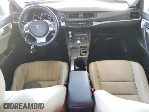 2011 Lexus CT 200h with VIN JTHKD5BH8B2016353, listed as a Copart auction lot 56593395 with 182,156 mi miles and Salvage title. Bid and sale history available at DreamBid. Image 8.