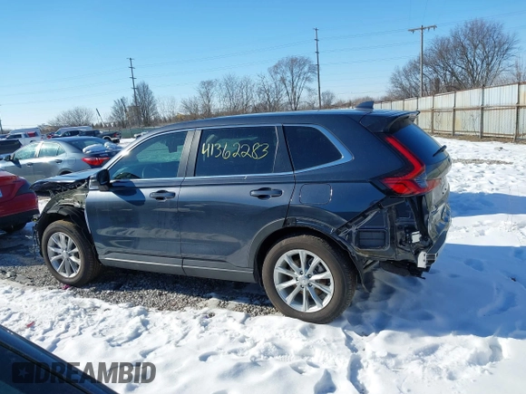 2025 Honda CR-V EX with VIN 5J6RS4H46SL009569, listed as a IAAI auction lot 41362283 with 2,753 mi miles and . Bid and sale history available at DreamBid. Image 15.
