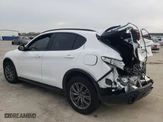2022 Alfa Romeo Stelvio Sprint with VIN ZASPAKAN6N7D31060, listed as a Copart auction lot 89409815 with 0 mi miles and Salvage Title. Bid and sale history available at carsss.com. Image 2.