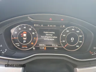 2017 Audi A4 Premium Plus with VIN WAUENAF4XHN021277, listed as a Copart auction lot 62783645 with 66,639 mi miles and Salvage title. Bid and sale history available at DreamBid. Image 9.