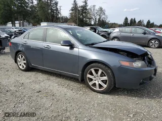 2004 Acura TSX w/Navigation with VIN JH4CL96944C038221, listed as a Copart auction lot 52618785 with 240,947 mi miles and Salvage Title. Bid and sale history available at carsss.com. Image 4.