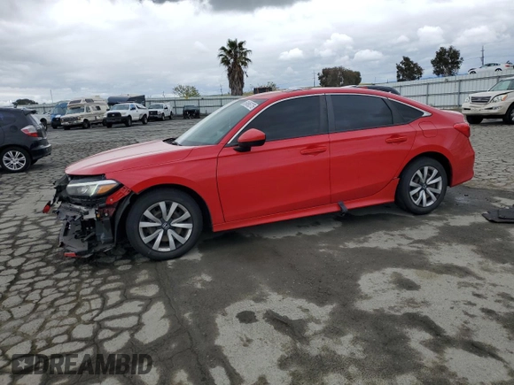 2022 Honda Civic LX z VIN 2HGFE2F2XNH528522, wystawiony jako Copart lot #53496375 z przebiegiem 47 127 mil mil oraz Szkoda całkowita • Salvage title. Historia ofert i sprzedaży dostępna na DreamBid. Obrazek 1.
