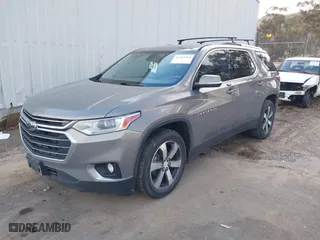 2018 Chevrolet Traverse LT Leather with VIN 1GNERHKW7JJ109487, listed as a IAAI auction lot 41583909 with 138,836 mi miles. Bid and sale history available at carsss.com. Image 2.