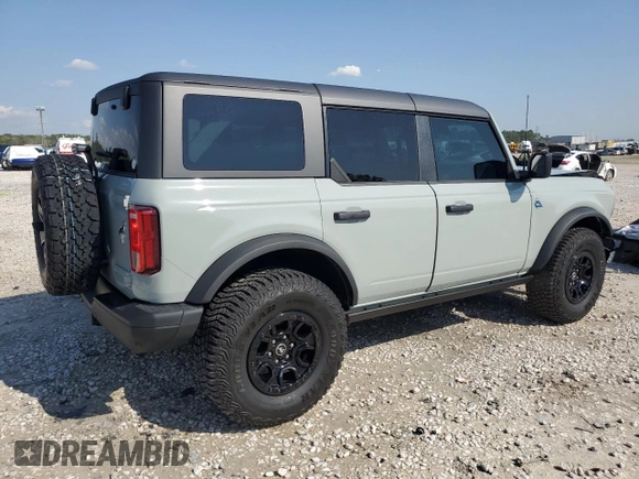 2024 Ford Bronco Black Diamond with VIN 1FMDE1BH6RLB16242, listed as a Copart auction lot 49966475 with 4,672 mi miles and Salvage title. Bid and sale history available at DreamBid. Image 3.