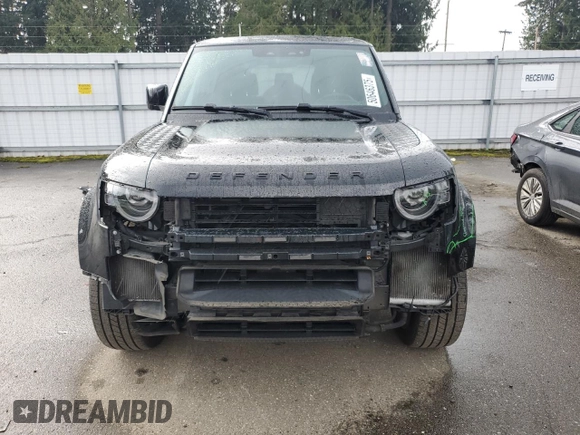 2020 Land Rover Defender HSE with VIN SALE9EEU6L2025605, listed as a Copart auction lot 50646375 with 37,846 mi miles and Salvage title. Bid and sale history available at DreamBid. Image 5.