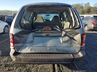 2000 Ford Windstar LX with VIN 2FMZA5042YBC35154, listed as a Copart auction lot 75300434 with 418,318 mi miles and Salvage Title. Bid and sale history available at carsss.com. Image 6.