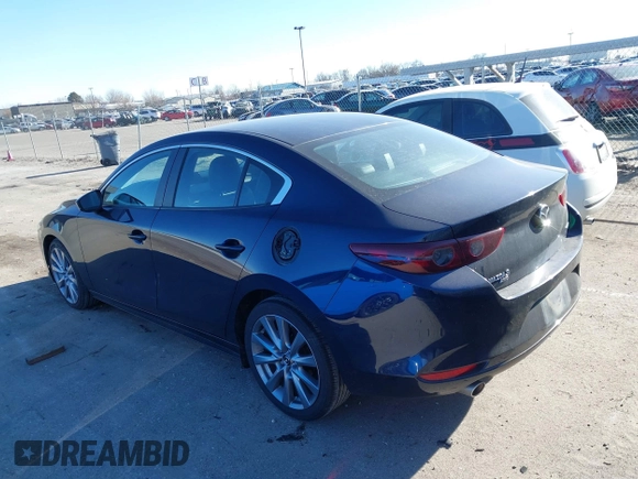 2021 Mazda 3 Select with VIN 3MZBPBBL8MM250013, listed as a IAAI auction lot 41430402 with 43,819 mi miles and . Bid and sale history available at carsss.com. Image 3.