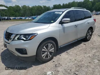 2017 Nissan Pathfinder SL with VIN 5N1DR2MN7HC650880, listed as a Copart auction lot 56006025 with 74,945 mi miles and Salvage title. Bid and sale history available at DreamBid. Image 1.