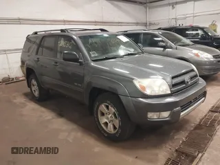 2003 Toyota 4Runner SR5 with VIN JTEBU14R630018160, listed as a IAAI auction lot 42145312 with 296,865 mi miles and . Bid and sale history available at DreamBid. Image 1.