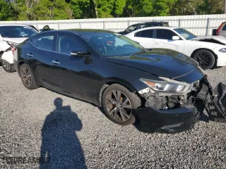 2017 Nissan Maxima SR with VIN 1N4AA6AP0HC425802, listed as a Copart auction lot 49963825 with 91,215 mi miles and Salvage Title. Bid and sale history available at carsss.com. Image 4.