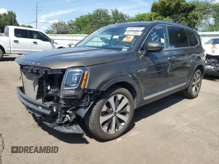 2021 Kia Telluride S with VIN 5XYP6DHC0MG134980, listed as a Copart auction lot 63552285 with Not provided miles and Clean title. Bid and sale history available at DreamBid. Image 1.