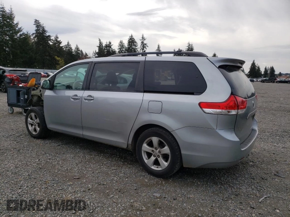 2012 Toyota Sienna LE AAS with VIN 5TDKK3DC4CS259844, listed as a Copart auction lot 51862225 with 170,712 mi miles and Salvage Title. Bid and sale history available at carsss.com. Image 2.