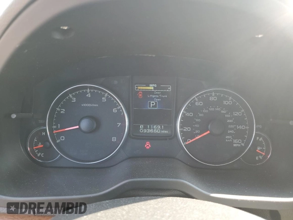 2013 Subaru Outback Limited with VIN 4S4BRDKC0D2257890, listed as a Copart auction lot 60797995 with 93,660 mi miles and Salvage title. Bid and sale history available at DreamBid. Image 9.