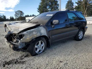 2001 Lexus RX 300 with VIN JTJHF10U510202888, listed as a Copart auction lot 76266464 with 0 mi miles and Salvage Title. Bid and sale history available at carsss.com. Image 1.