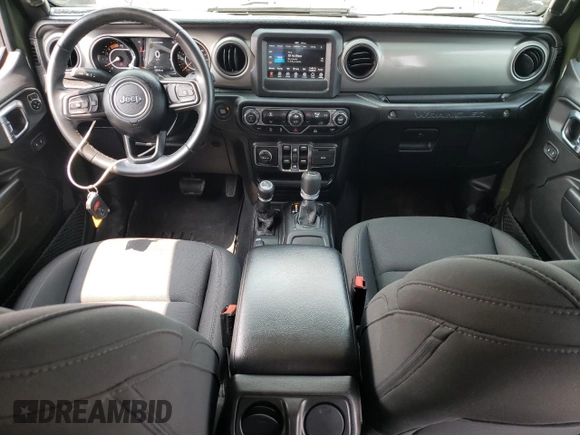 2021 Jeep Wrangler Unlimited Willys с VIN 1C4HJXDM4MW727070, выставлен на аукционе Copart как лот 60461275 с пробегом 42 078 миль миль и Списание • Salvage title. История ставок и продаж доступна на DreamBid. Изображение 8.